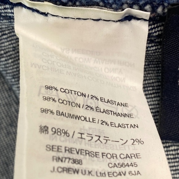 MADEWELL Denim Utility Zip A-Line Mini Skirt Size 25 - Picture 6 of 6